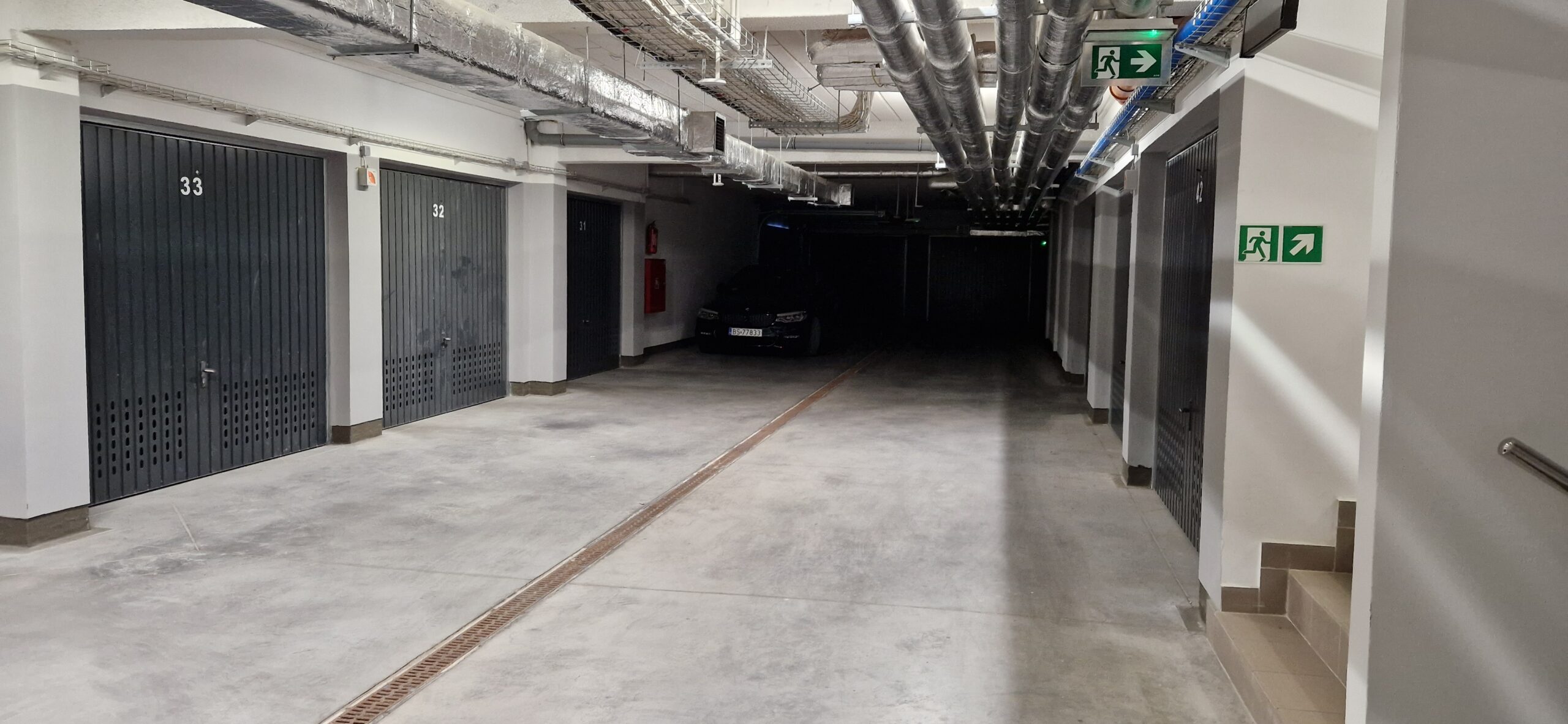 Garaż w parkingu podziemnym Piano Park Suwałki.