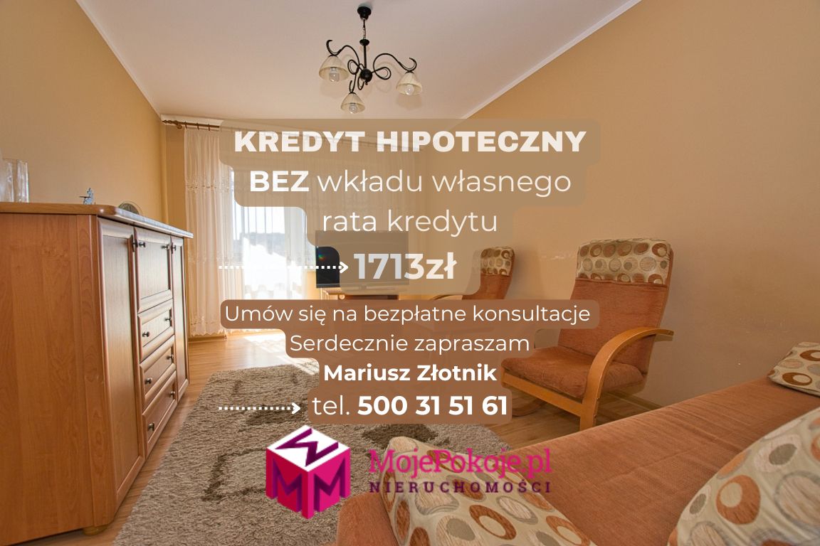 Słoneczne mieszkanie 2-pokojowe 43m2 z balkonem, ul. Szpitalna.